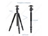 Fotopro X-5C Travel Carbon Series
